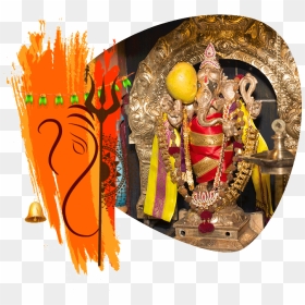 Ganesha , Png Download - Orange Colour Vinayagar, Transparent Png - vinayagar png