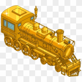 Simpson Tapped Out Golden Train , Png Download - Simpsons Tapped Out Golden Train, Transparent Png - train png