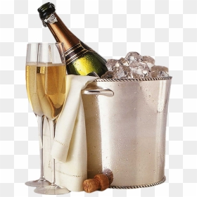 Champagne Png, Tube, Boisson De Fêtes, Verres, Seau - Champagne Bottle And Glass Png, Transparent Png - champagne png