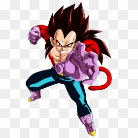 Dragon Ball Gt Vegeta - Vegeta Super Sayayin 4, HD Png Download - vegeta png