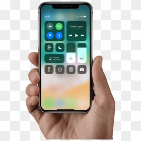 Iphone X In Hands Png - Iphone X On Hand Png, Transparent Png - hands png