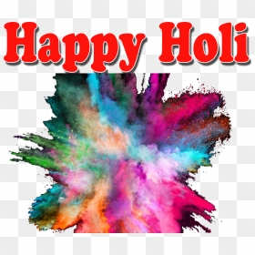Transparent Holi Clipart - Whirlwind Of Colours, HD Png Download - happy holi png