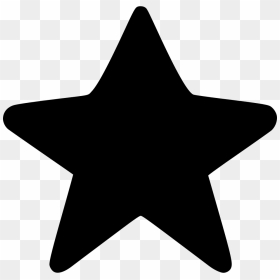 Transparent Star Of Bethlehem Clipart - Black Star Icon Png, Png Download - white star png