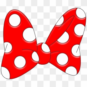 Silueta De Mickey Mouse Png - Minnie Mouse Red Bow, Transparent Png - minnie mouse png