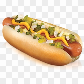 Hot Dog Png Transparent Images - Chicago Hot Dog Transparent Background, Png Download - hot dog png