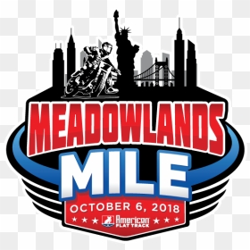 East Rutherford, Nj Track Length - Meadowlands Mile Logo, HD Png Download - statue of liberty png