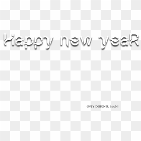 Happy New Year Png For Editing, Transparent Png - happy new year png