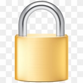 Gold Lock Png Clip Art - Lock Png Free, Transparent Png - lock png