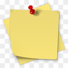 Yellow Sticky Notes Png Image - Transparent Background Sticky Note Png, Png Download - sticky note png