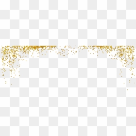 Ftestickers Glitter Gold Border - Gold Glitter Sparkles Png, Transparent Png - gold glitter png