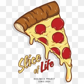 Of Life All Hail - Slice Of Pizza Drawing, HD Png Download - pizza slice png