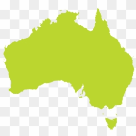 Australia Map In Green Png Image - Map Pic Of Australia, Transparent Png - map png