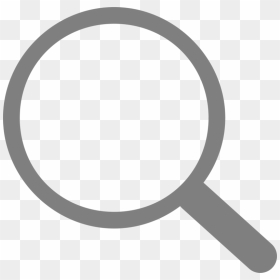 Simple Grey Search Icon - Transparent Background Search Icon Png, Png Download - search icon png