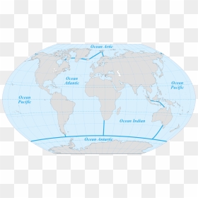 Limits 5 Oceans - Hydrosphere With All Oceans, HD Png Download - ocean png