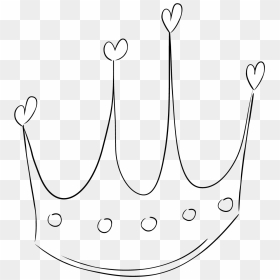 Drawn Crown Transparent, HD Png Download - tiara png