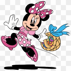 Transparent Minnie Mouse Png - Minnie Mouse Easter Clipart, Png Download - minnie mouse png