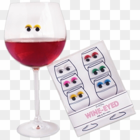 Transparent Wine Party Clipart - Wine Glass, HD Png Download - googly eyes png