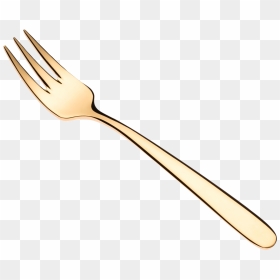 Fork Clipart Gold Fork - Fork, HD Png Download - fork png