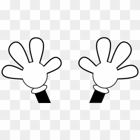 Cartoon Hand Png - Mickey Mouse Cartoon Hand, Transparent Png - hands png