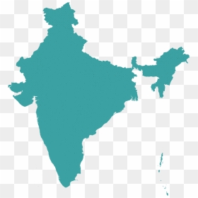 India Map Transparent Background - Telangana In India Map, HD Png Download - map png