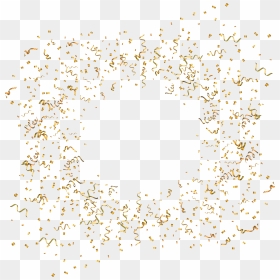 And Golden Painted Euclidean Vector Confetti Floating - Vector Confetti Png, Transparent Png - gold confetti png
