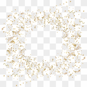 And Golden Painted Euclidean Vector Confetti Floating - Vector Confetti Png, Transparent Png - gold confetti png