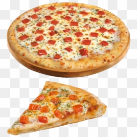 Dominos Pizza Slice Transparent - Margherita Small Hand Tossed Domino's Pizza, HD Png Download - pizza slice png