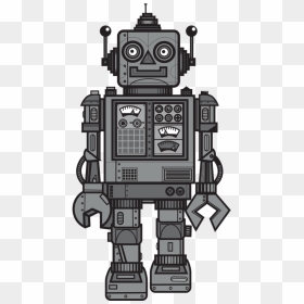 Retro Robot Png - Vintage Robot, Transparent Png - robot png