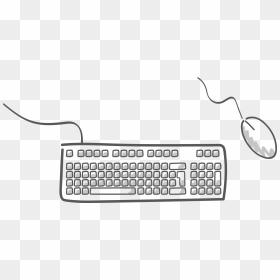 Transparent Computer Keyboard Png - Keyboard And Mouse Clipart, Png Download - keyboard png