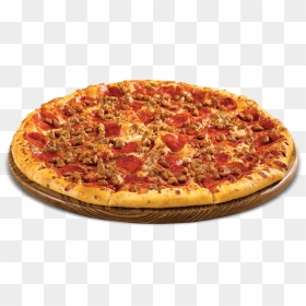 Pepperoni Pizza Slice Png - Pepperoni And Sausage Pizza Transparent Background, Png Download - pizza slice png