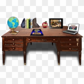 Teacher Desk Png Vector Royalty Free Stock , Png Download - Transparent Teacher Desk Clipart, Png Download - desk png