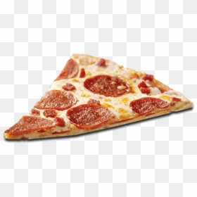 Derango"s Cheese Pizza Slice - Thin Crust Pepperoni Pizza Slice, HD Png Download - pizza slice png