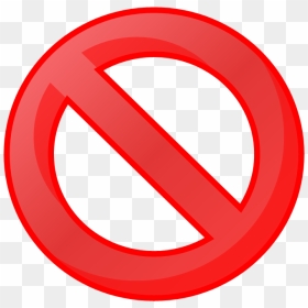 Download Not Allowed Symbol Asset - No Symbol Clipart Transparent Background, HD Png Download - no png