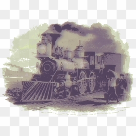 Vintage Train - Transparent Steam Train Front, HD Png Download - blur png