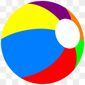 Colorful Beach Ball Png - Beach Ball Transparent Png, Png Download - beach ball png