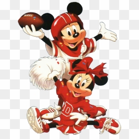 Mickey And Minnie Cheerleader, HD Png Download - minnie mouse png