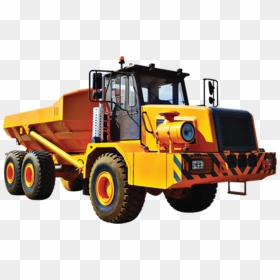 Articulated Dump Truck - Construction Equipment, HD Png Download - truck png