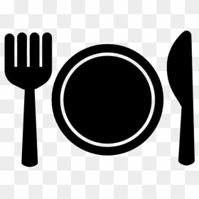 Black Fork Png Image Background - Logo Rumah Makan Png, Transparent Png - fork png