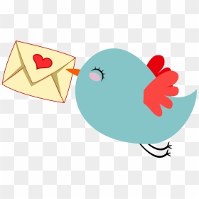 Bird Clip Art Cute - Cute Mail Clipart, HD Png Download - cute png