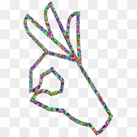 Drawing Ok Hand Sign, HD Png Download - ok emoji png