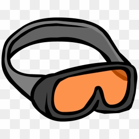 Diving Clipart Goggles - Transparent Safety Goggle Clip Art, HD Png Download - clout goggles png