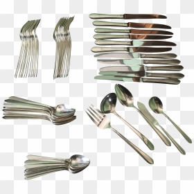 Community Plate 57 Piece, Silverplated Vintage Flatware - Fork, HD Png Download - fork png