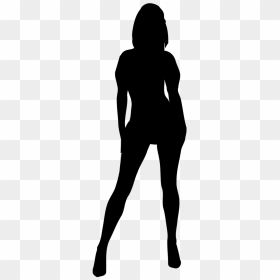 Teen Girl Silhouette Png, Transparent Png - woman png
