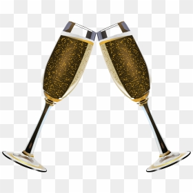 Gold Wine Glass Png - Champagne Png, Transparent Png - wine png