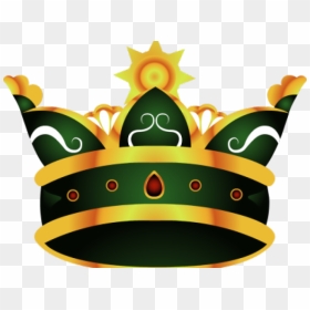 Green And Yellow Crown, Png Download - Crown Vector Free, Transparent Png - king crown png