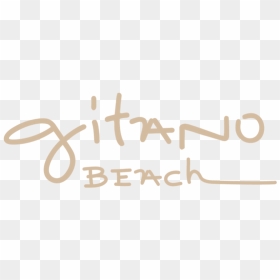 Gitano Beach-sand - Calligraphy, HD Png Download - sand png