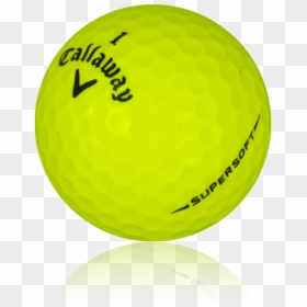 Yellow Golf Ball Png - Callaway Supersoft, Transparent Png - golf ball png