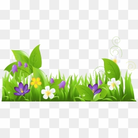 Download Spring Png File - Flower Grass Clipart Png, Transparent Png - spring png