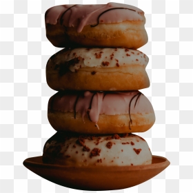 Doughnuts On Plate - Food, HD Png Download - plate png