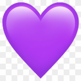 Heart Violet Violeta Png Sticker Tumblr - Emoji Purple Heart Png, Transparent Png - corazon png